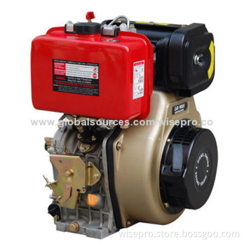 Single cylinder/vertical/11-stroke/air-cooled/diesel engine, compact in structure